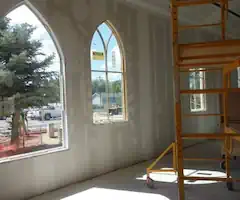 New dry wall in Chapel