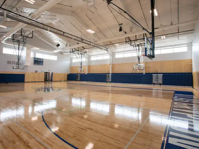 New gym at Atlas Preparatory School