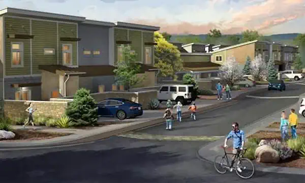Digital Rendering of Uplands Townhomes