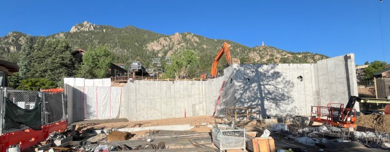 Gift Shop Foundation Walls